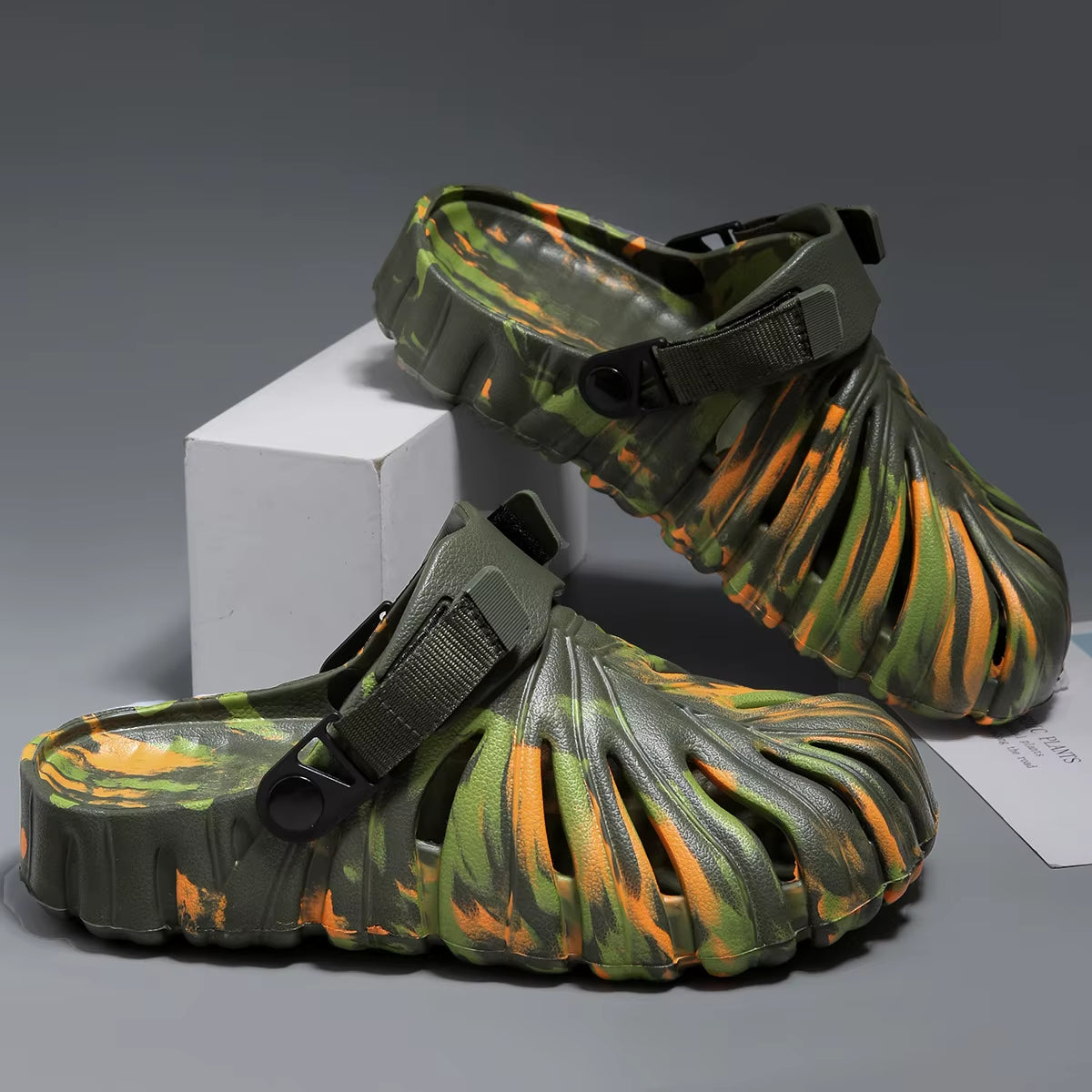 Male Slipper Platform Cloud Monstera Funny Leaf Home Soft Slides Sandals Outdoor Summer Ladies House Shoe Flat Men Female Beach