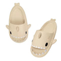 Fashion Shark Slippers for Women Men Outdoor Beach Slides Bathroom Non-Slip Thick Sandals Home Couple Flat Shoe Shark Flip Flops
