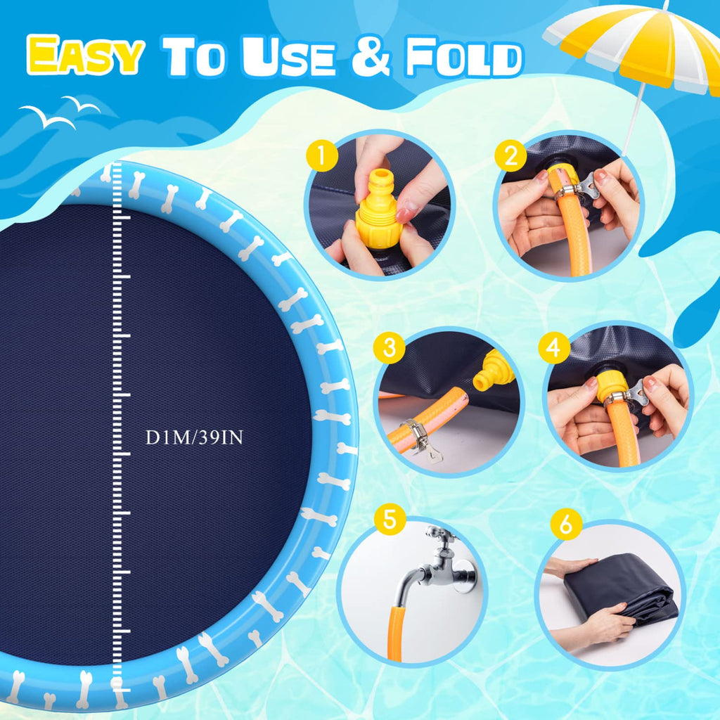 Piscina Plegable para Perros