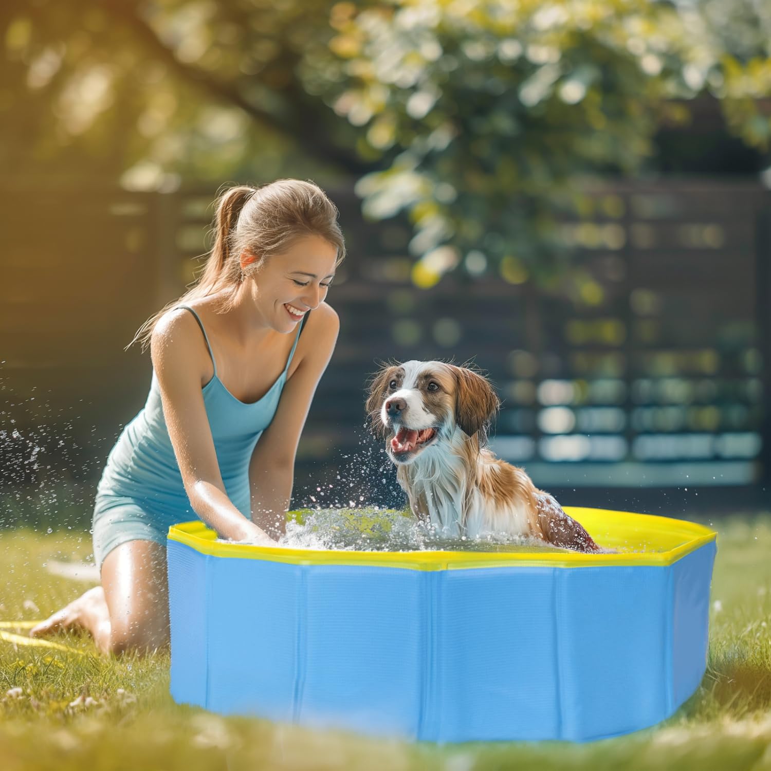 Piscina Plegable para Perros