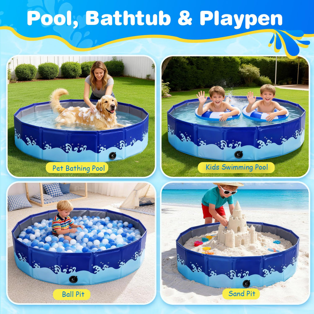Piscina Plegable para Perros