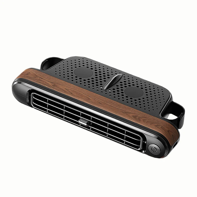 Car Headrest Cooling Air Fan 3 Speeds Adjustable Car Neck Cooler USB Powered Rear Seat Ventilator for Front Rear Seat Passenger